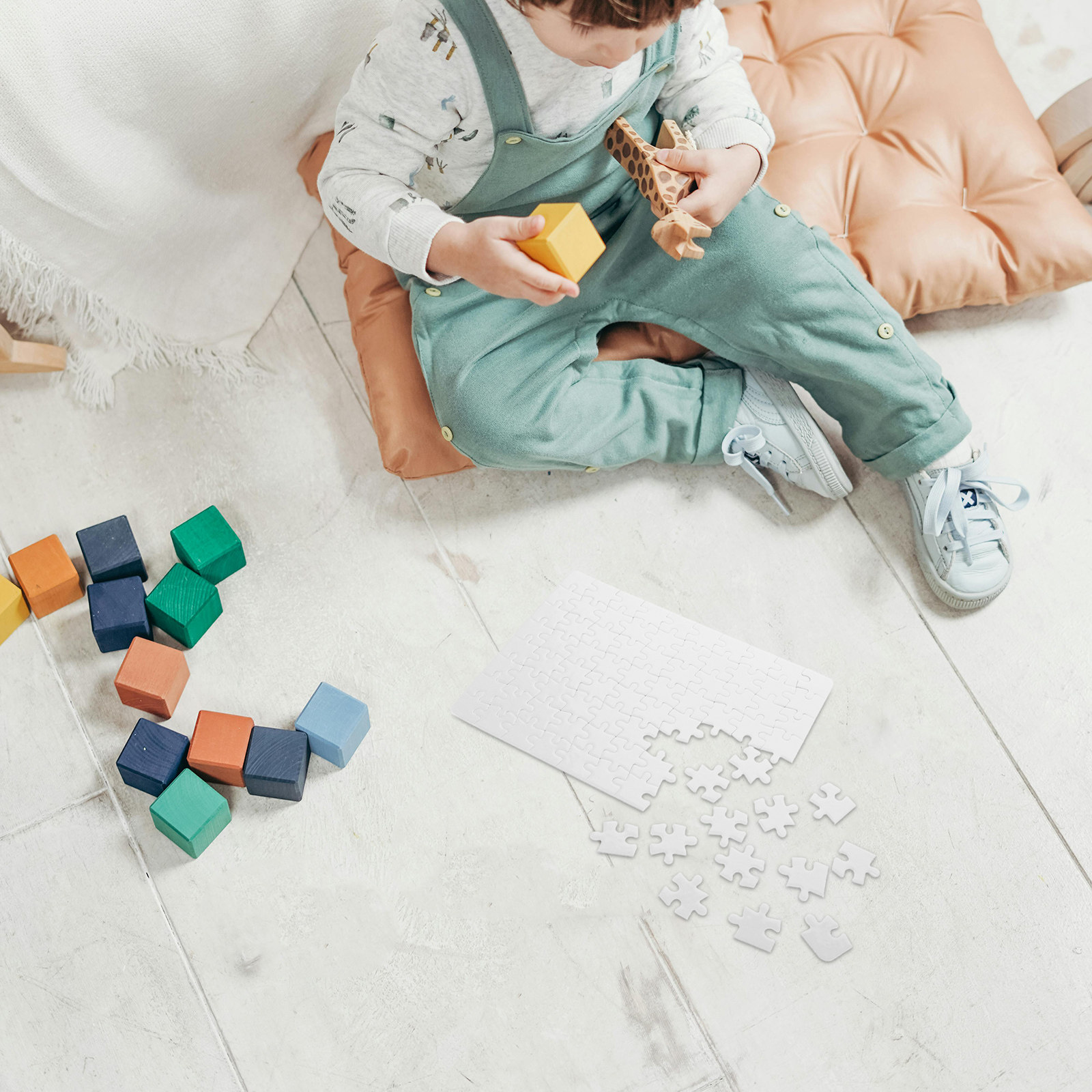 4 листа пустых элементов пазла – обзор и цена Puzzle Blank White